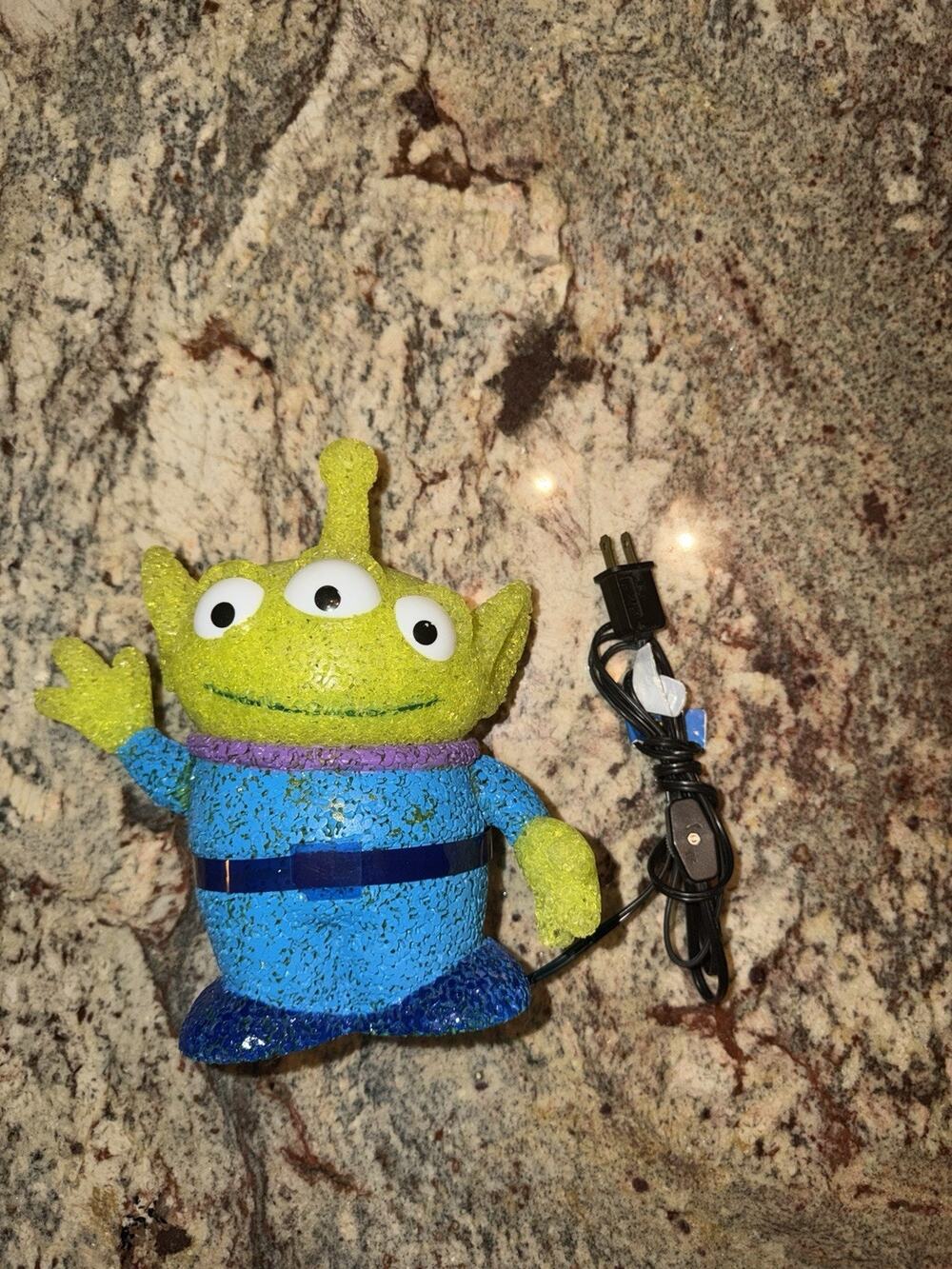 Vintage Disney Pixar Toy Story Alien Martian Light Lamp